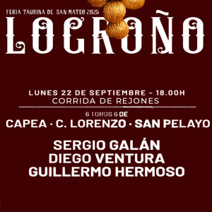 Bullfight ticket Logroño - San Mateo - September 22nd
