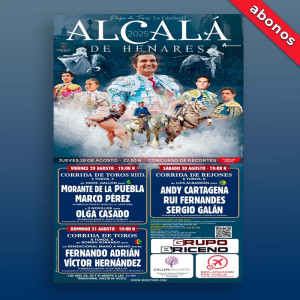 Bullfight season tickets Alcalá de Henares - Madrid 2025
