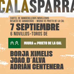 Entradas Toros Calasparra - Septiembre 7, Toros de Miura vs Prieto de la Cal | Servitoro