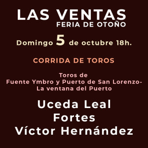 Entradas Toros Madrid - corrida toros 5 octubre - Las Ventas