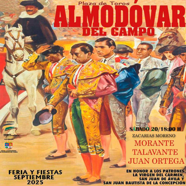 Bullfight ticket Almodóvar del Campo - Saturday 20th of September at 18:00