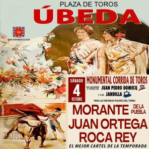 Bullfight tickets Úbeda- San Miguel Fair - October 4th