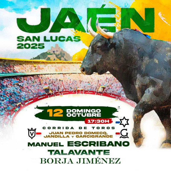 Bullfight ticket Jaén the 12th of october| Servitoro.com
