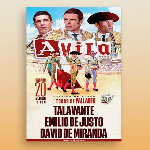 Entradas toros Ávila 20 junio