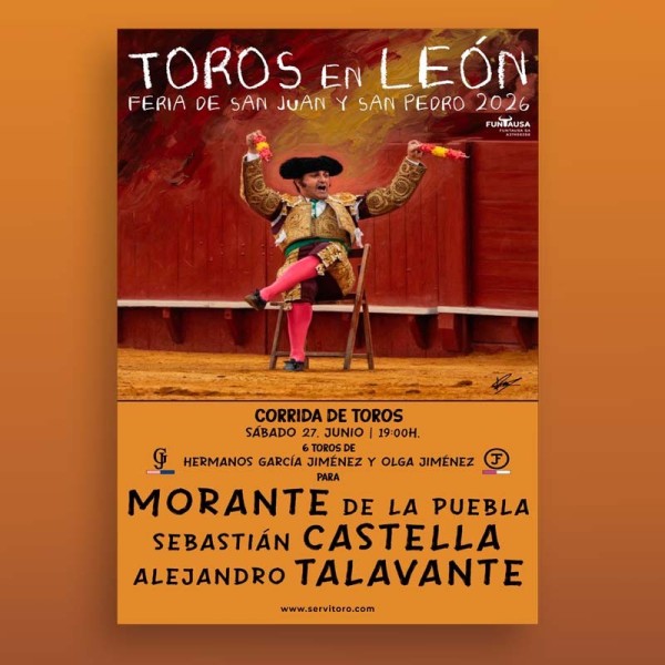 Bullfight tickets León - Saint Juan and Saint pedro June 27th Servitoro