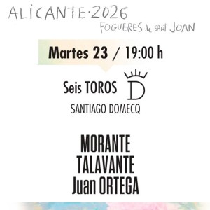 Plaza de toros de Alicante | Feria de Las Hogueras de San Juan 2026 | Servitoro