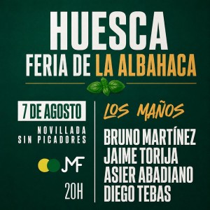 Bullfight tickets Huesca - August 7th in Albahaca fair - Novillada| Servitoro.com