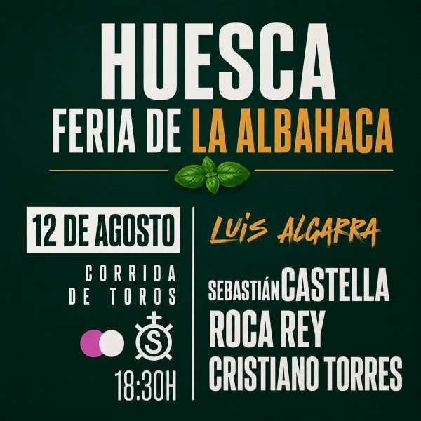 Bullfight tickets Huesca - August 12th. Bullfight | Servitoro.com