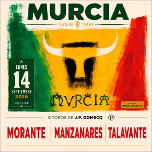 Bullfighting Tickets Murcia Bullfighting Fair 2026 - September 14 - Servitoro