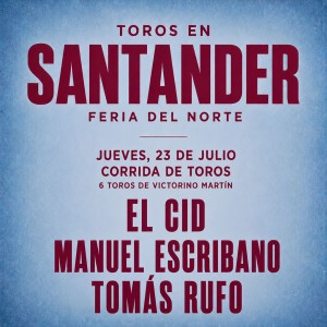 Entradas Toros Santander para Feria de Santiago 2026 - 23 Julio