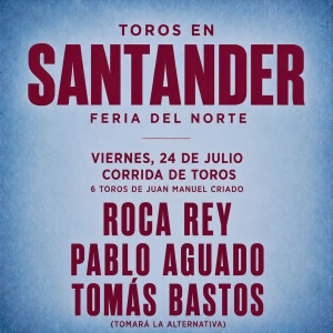 Bullfight tickets Santander - Santiago Festivities - July 24th