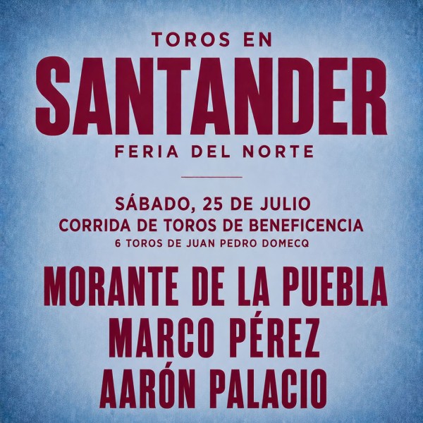 Bullfight tickets Santander - Santiago Festivities - July 25th