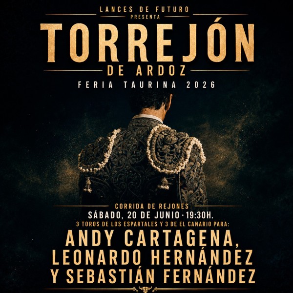 Tickets for Torrejón Rejones Bullfight 2026 | Andy Cartagena & Leonardo Hernández