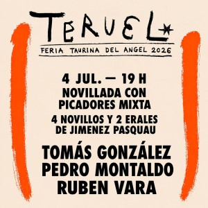 Bullfight tickets Teruel - 2025 Fiestas del Ángel - July 5th