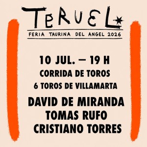 Bullfight tickets Teruel - 2026 Fiestas del Ángel - Servitoro.com