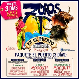 Pack El Puerto - 7, 8 y 9 agosto
