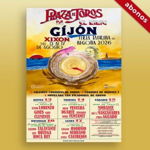 Plaza de toros de Gijón abono feria taurina 2026