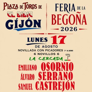 Toros Gijón - 17 agosto 2026