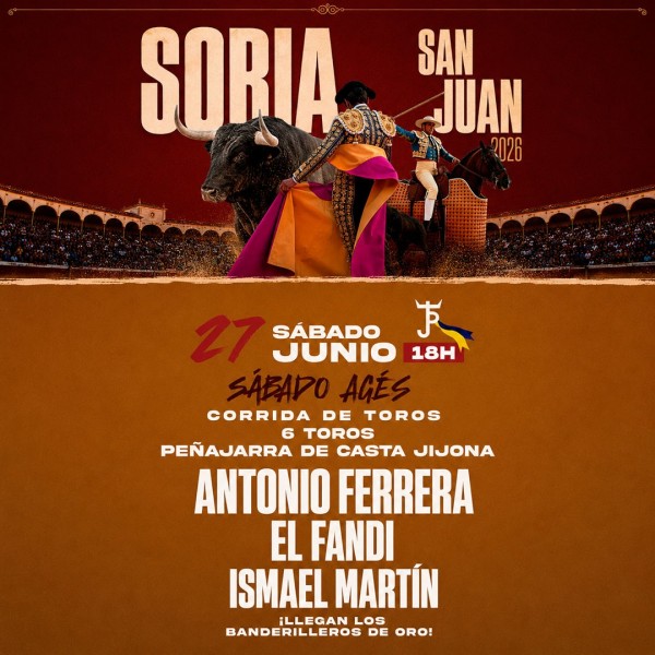 Toros Soria - 27 junio 2026