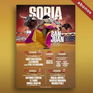 Abono Toros Soria - Feria taurina de San Juan 2026 - Servitoro.com