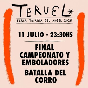 Bullfight tickets Teruel - 2026 Fiestas del Ángel - Emboladores Contest