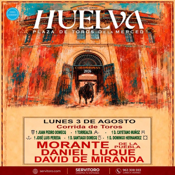 Huelva Bullfighting Festival | Las Colombinas 2026