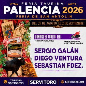 Bullfight ticket Palencia - San Antolín 2026| August 30th