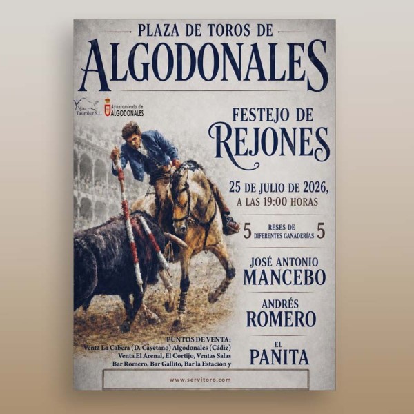 Entradas toros Algodonales - Festejo taurino
