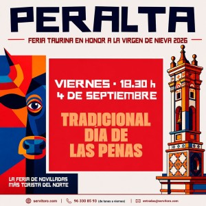Entradas Toros Peralta 2026 | Feria Taurina Virgen de Nieva