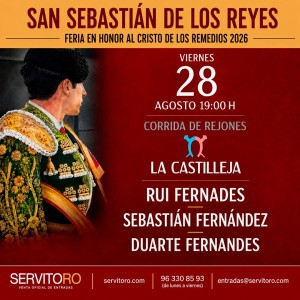 Entradas Toros Ss. de los Reyes 2025 – Agosto 28 – Servitoro