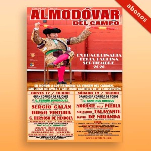 Bullfight season tickets Almodóvar del Campo - September