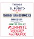 Entradas El Puerto - Toros, 2 de agosto