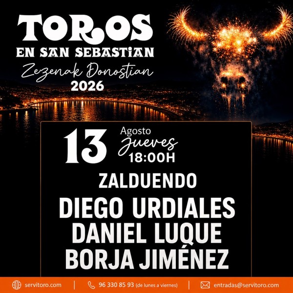 Bullfight tickets San Sebastián – Semana Grande - Servitoro.com