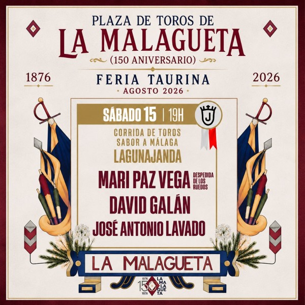 Toros Málaga - 15 de agosto 2026