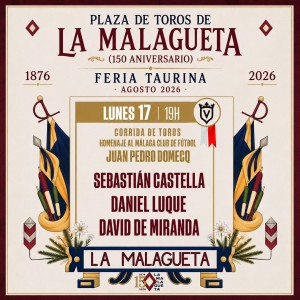Toros Málaga - 17 de agosto 2026