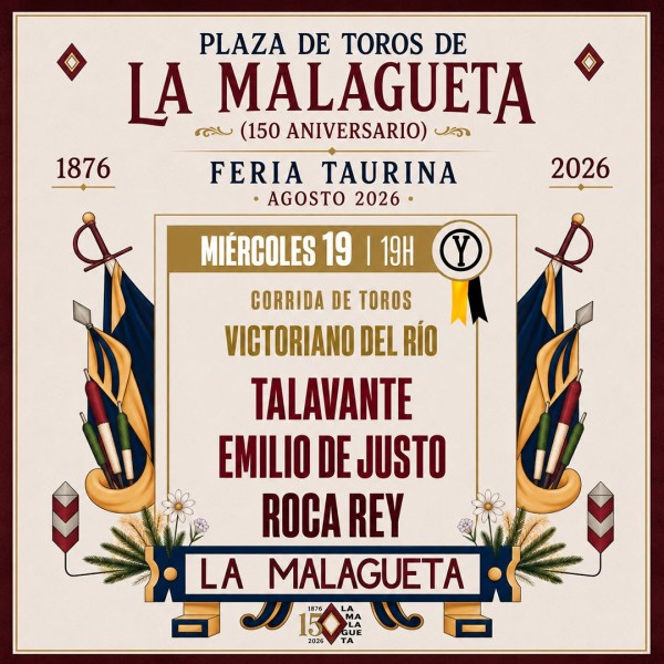 Toros Málaga - 19 de agosto 2026
