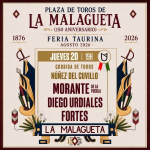 Toros Málaga - 20 de agosto 2026