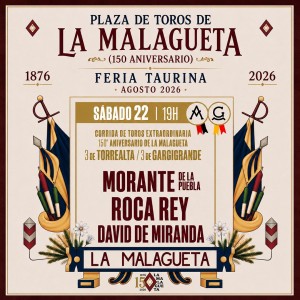 Toros Málaga - 22 de agosto 2026