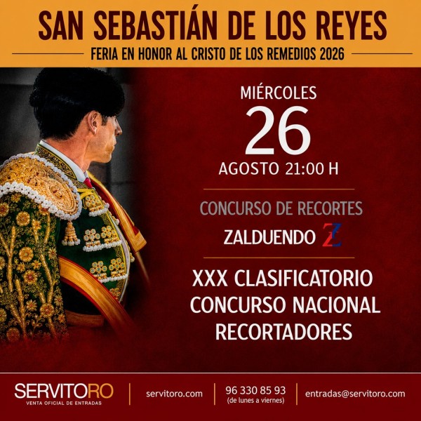 Entradas Toros San Sebastián de los Reyes - Agosto 26 - Recortes