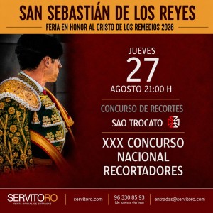 Entradas Toros San Sebastián de los Reyes - Agosto 26 - Recortes