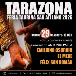 Entradas Toros Tarazona - Feria Taurina 2026