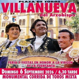 Villanueva del Arzobispo 2026 | Diego Ventura, Roca Rey y David de Miranda