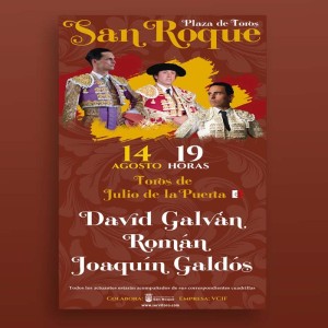 Bullfight tickets San Roque 2026 - August 14th