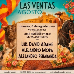 Las Ventas Bullring, Madrid – Bullfight on 6 August 2026
