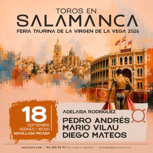 Bullfight tickets Salamanca – Virgen de La Vega, September 18th