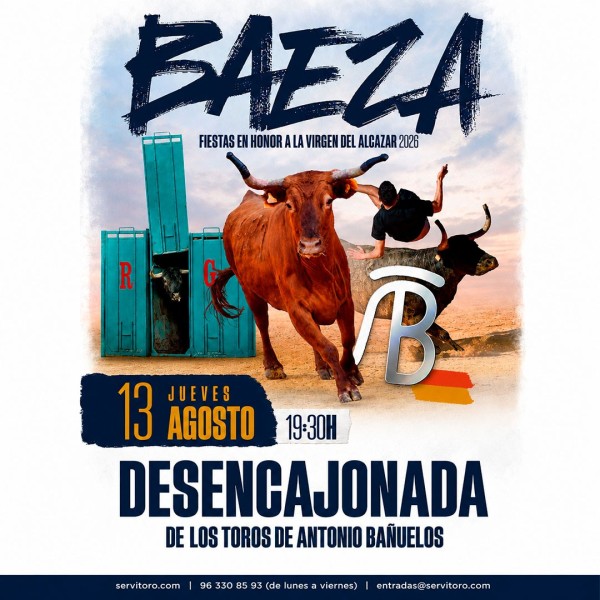 Bullfight tickets Baeza - Desencajonada. Servitoro