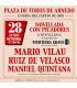 Arnedo Novice Bullfight Tickets 2026 | Mario Vilau, Ruiz de Velasco and Manuel Román