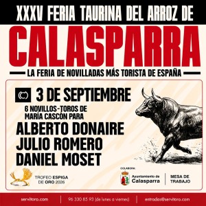 Calasparra Bullfight Tickets – 3rd September. Novillada