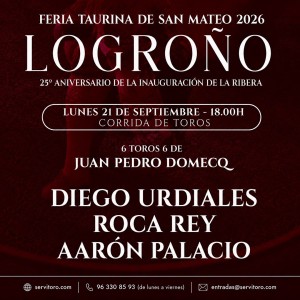 Feria de San Mateo 2026 - Plaza de toros de La Ribera