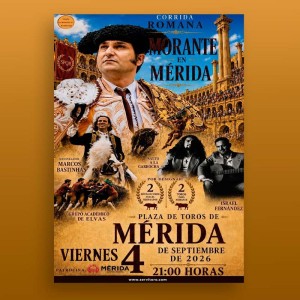 Plaza de toros de Mérida - Corrida de toros 4 de septiembre 2026